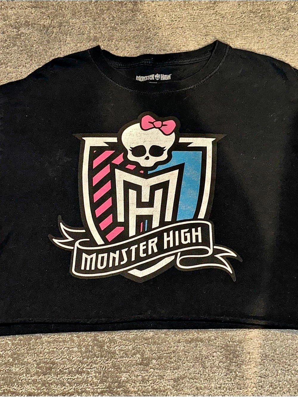 Monster High Crop Graphic Tee